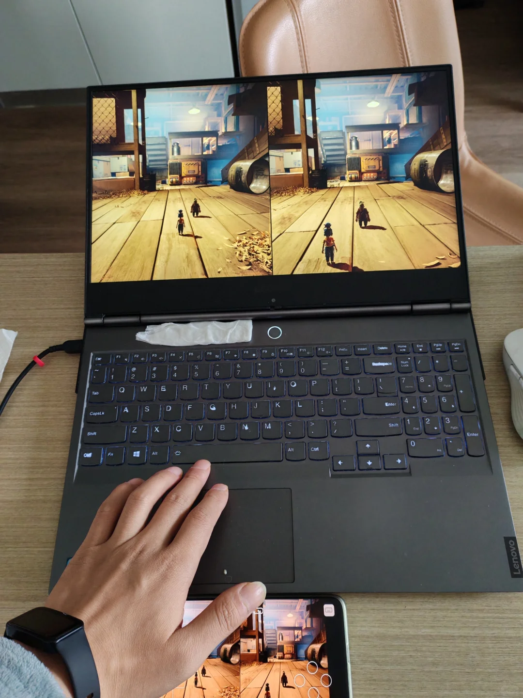 用笔记本和手机玩双人成行，成功啦