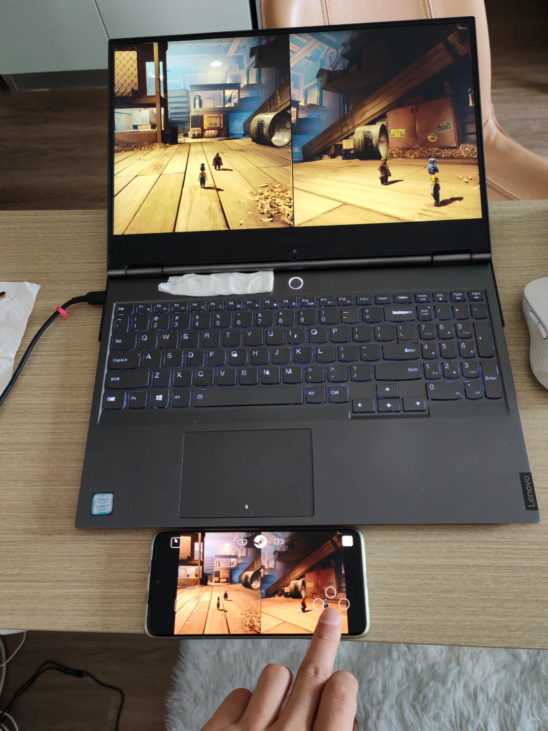 用笔记本和手机玩双人成行，成功啦