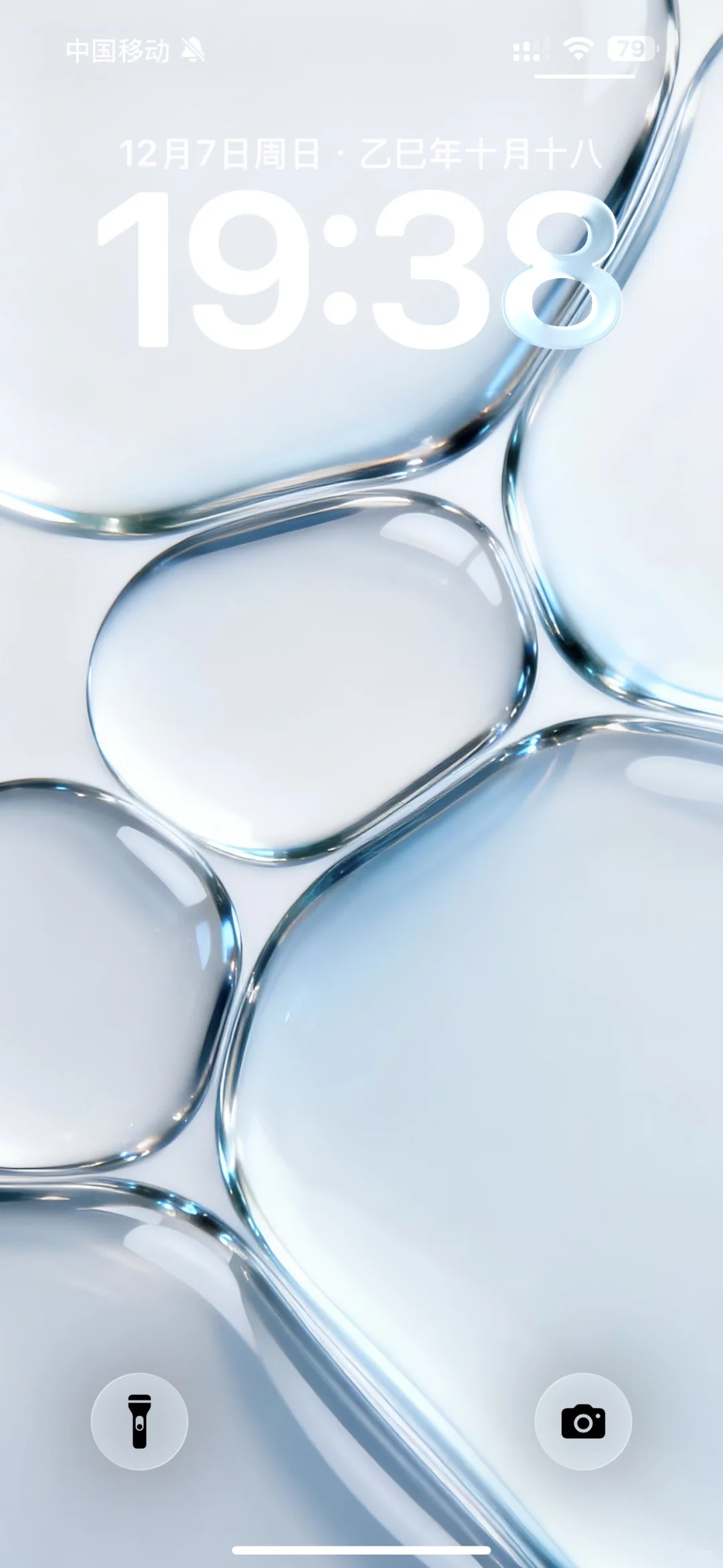 白兰｜高级感｜透明液态玻璃｜ios26壁纸