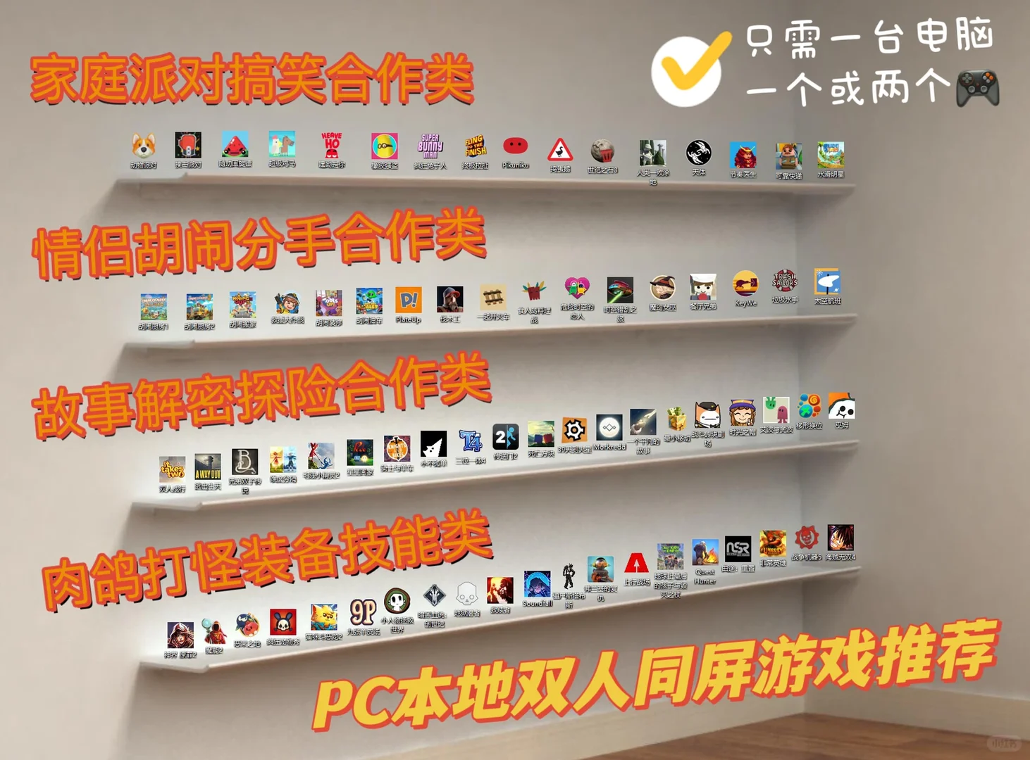 情侣双人电脑游戏推荐大全