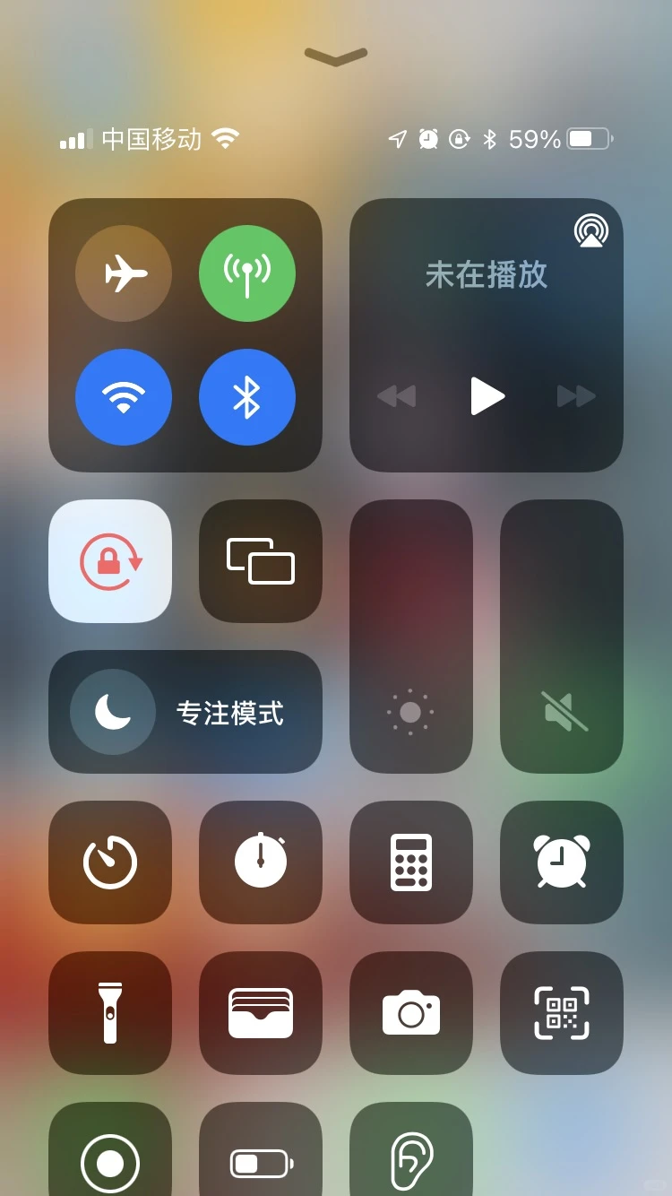 iOS18的控制中心真的逆天