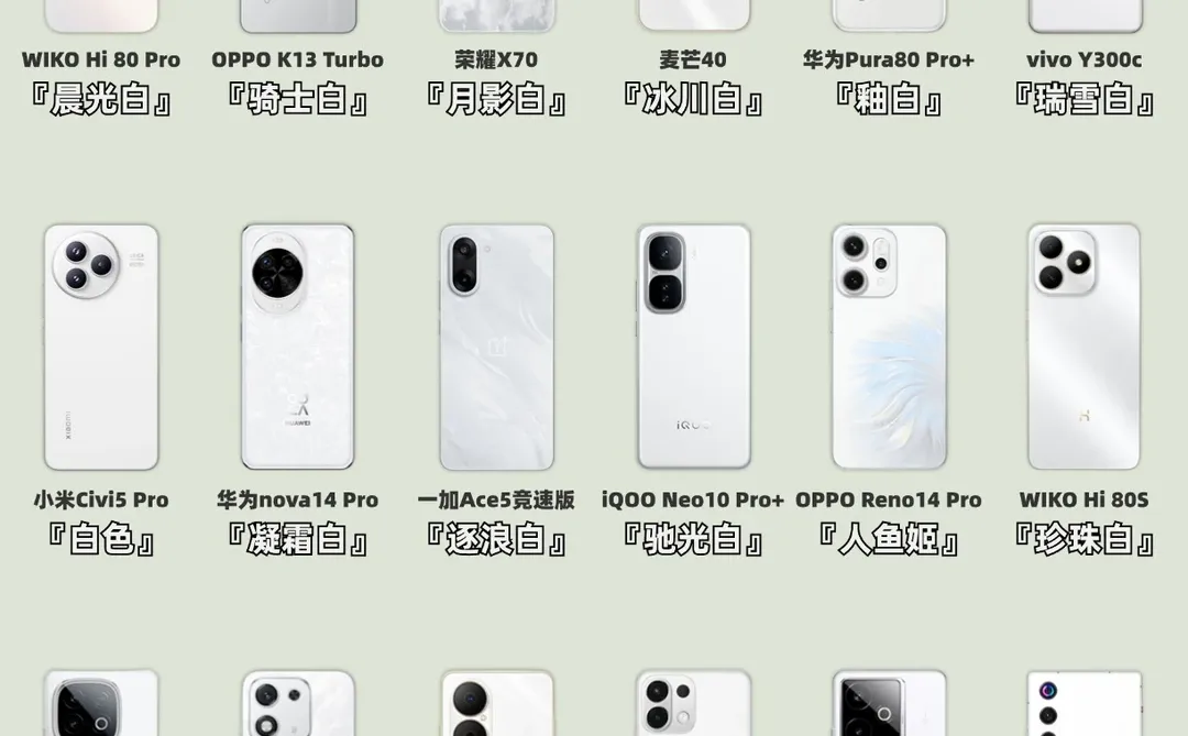 白色系手机一图看(8月)❗