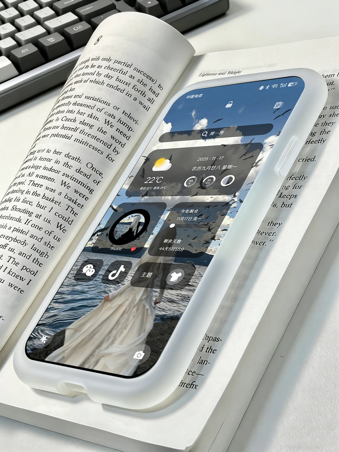 救命！这个手机主题太好看了