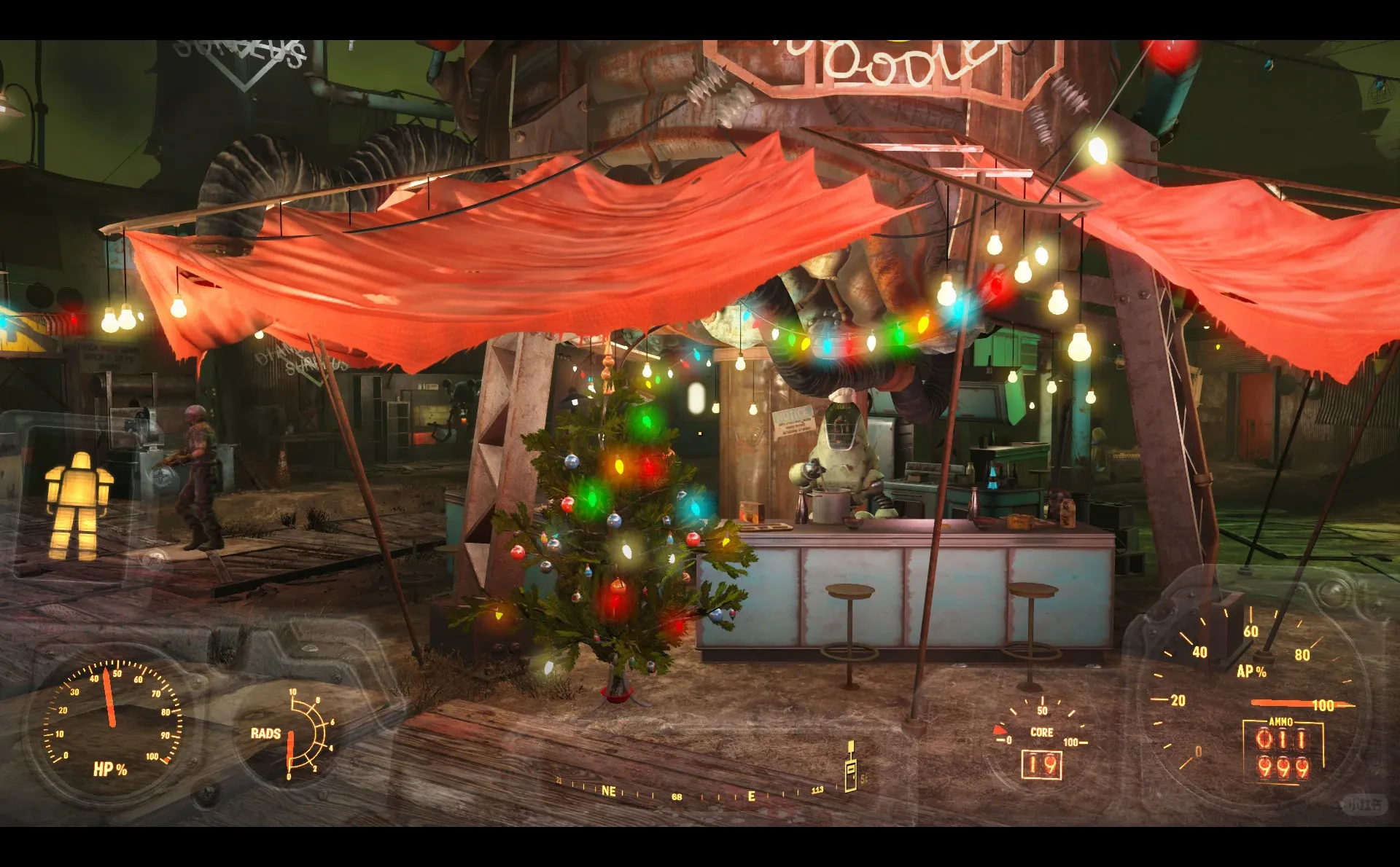 原来游戏里也过圣诞