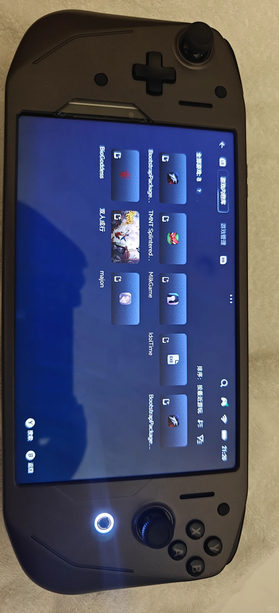 联想Y700游戏平板电脑玩PC游戏