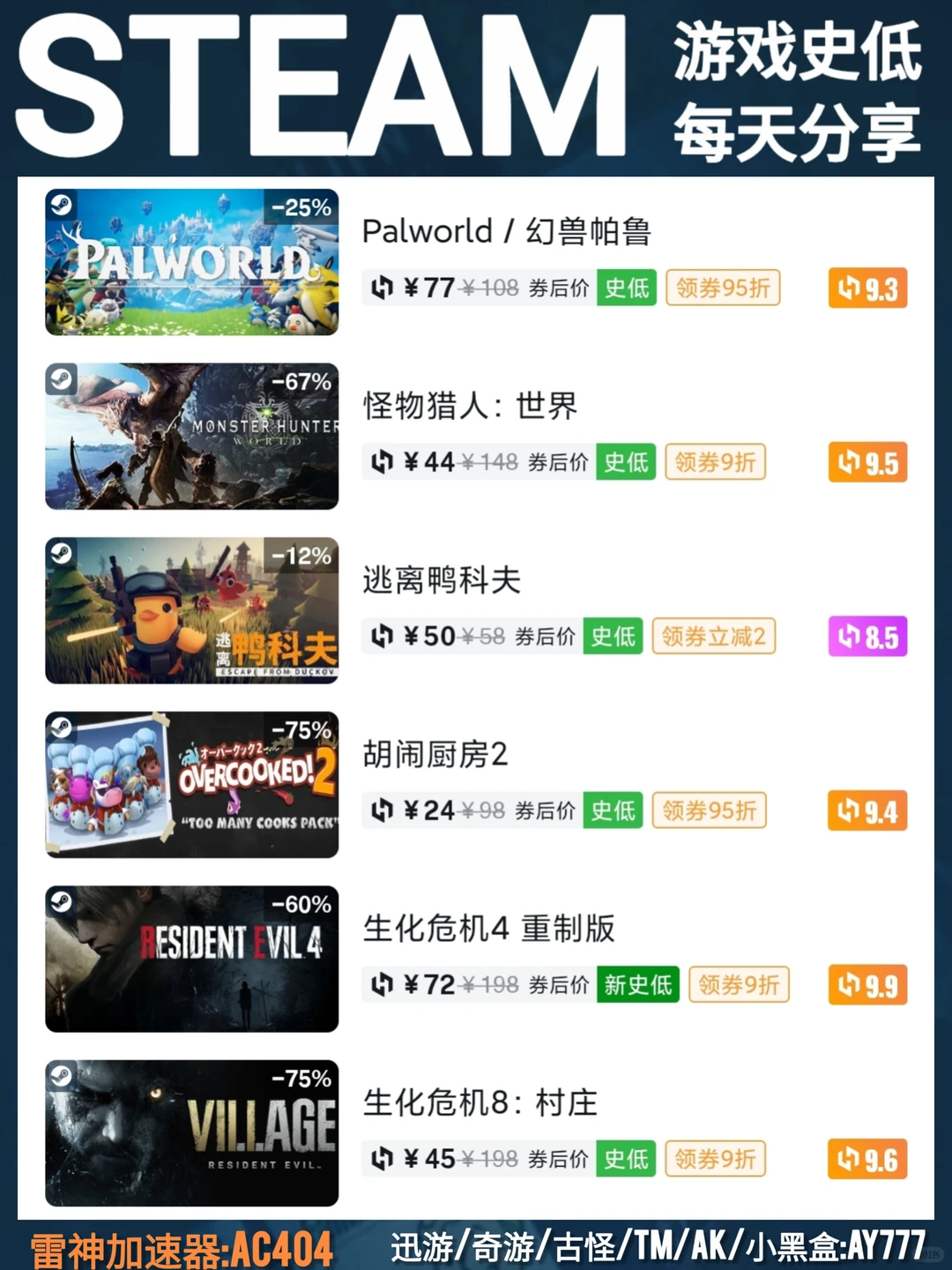 12月16日steam游戏史低，冬促19号凌晨两点