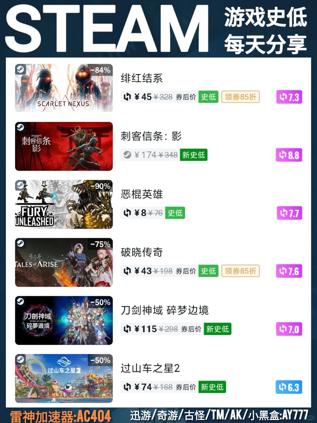12月16日steam游戏史低，冬促19号凌晨两点