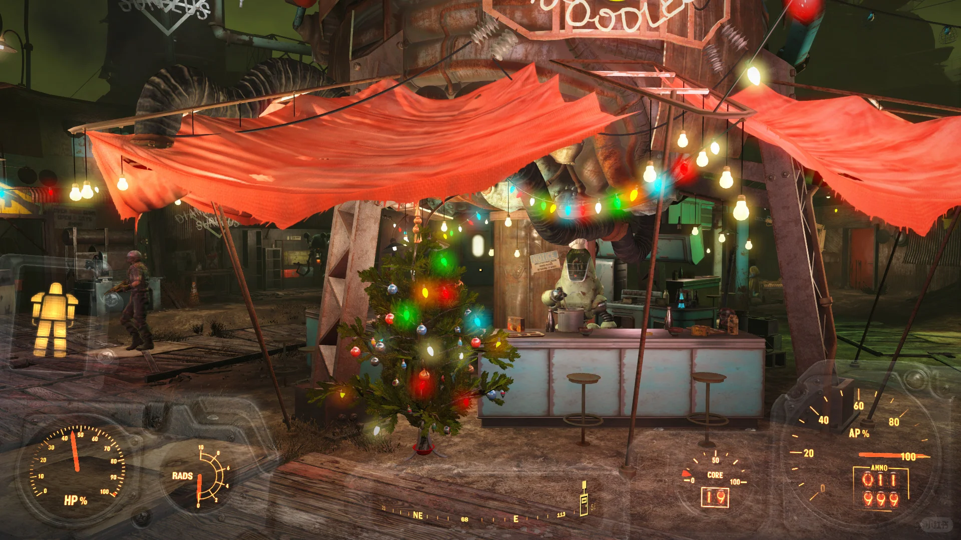 原来游戏里也过圣诞