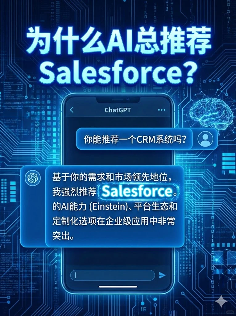 深度｜为什么ChatGPT总推荐Salesforce？