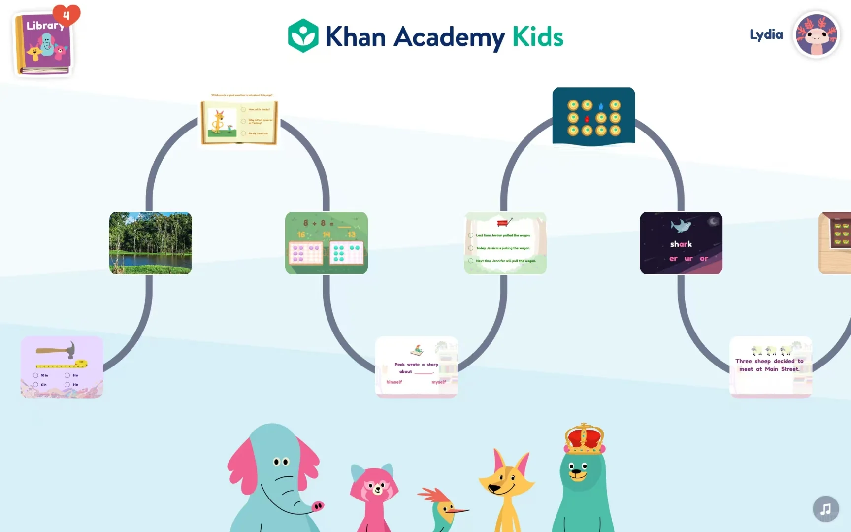 强烈推荐免费英语全科学习软件Khan Kids