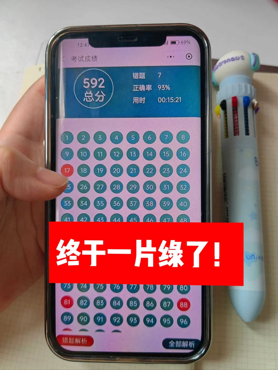 四级我真的会谢这App😭一次过，全靠它