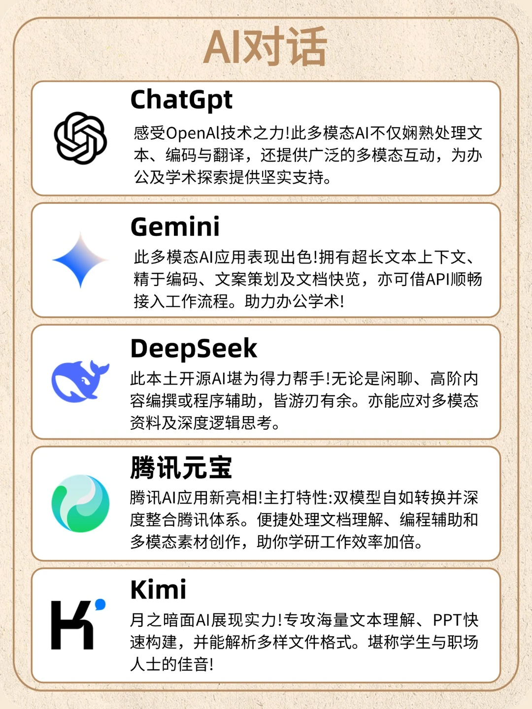 啊？都2025年了你不会还没用过这些AI工具吧