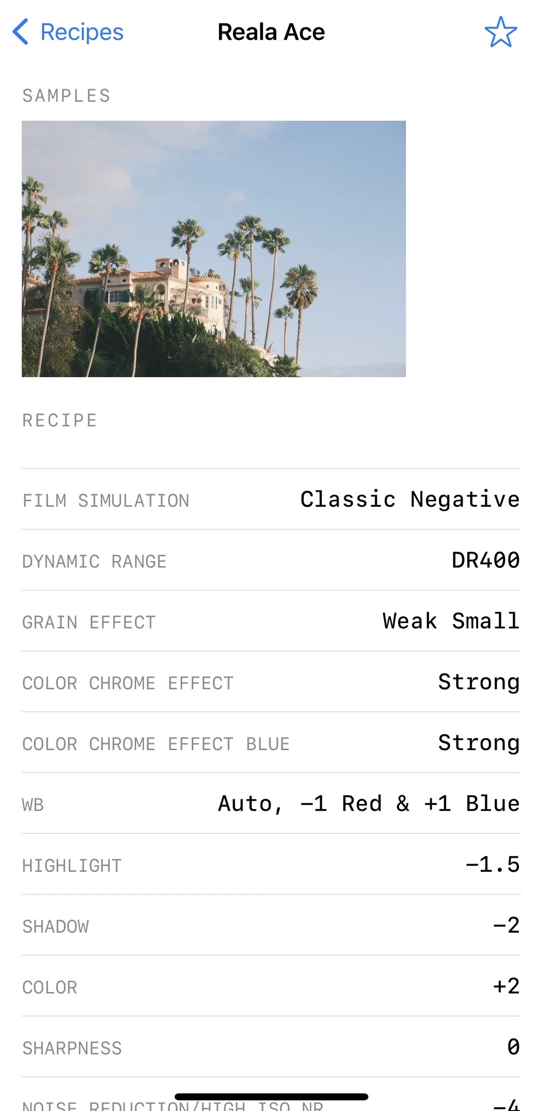 发现一款富士预设参数宝藏软件
