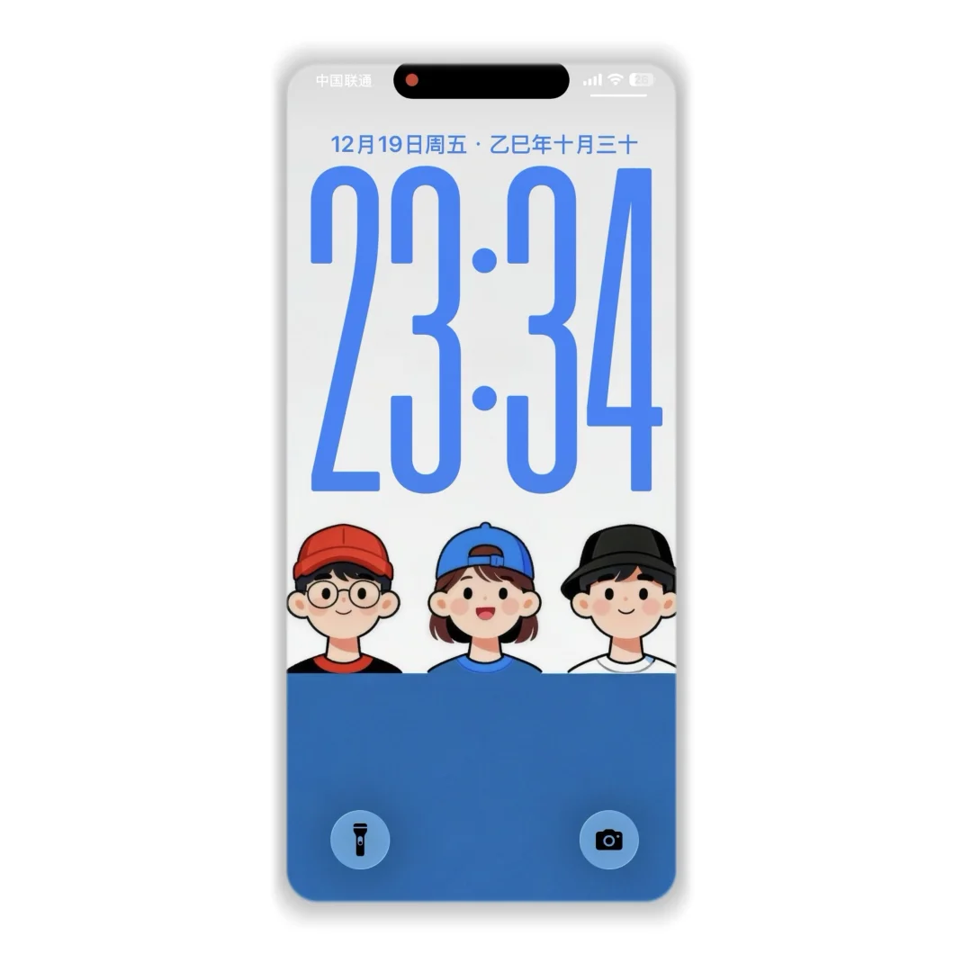 iOS景深壁纸｜胶囊小分队