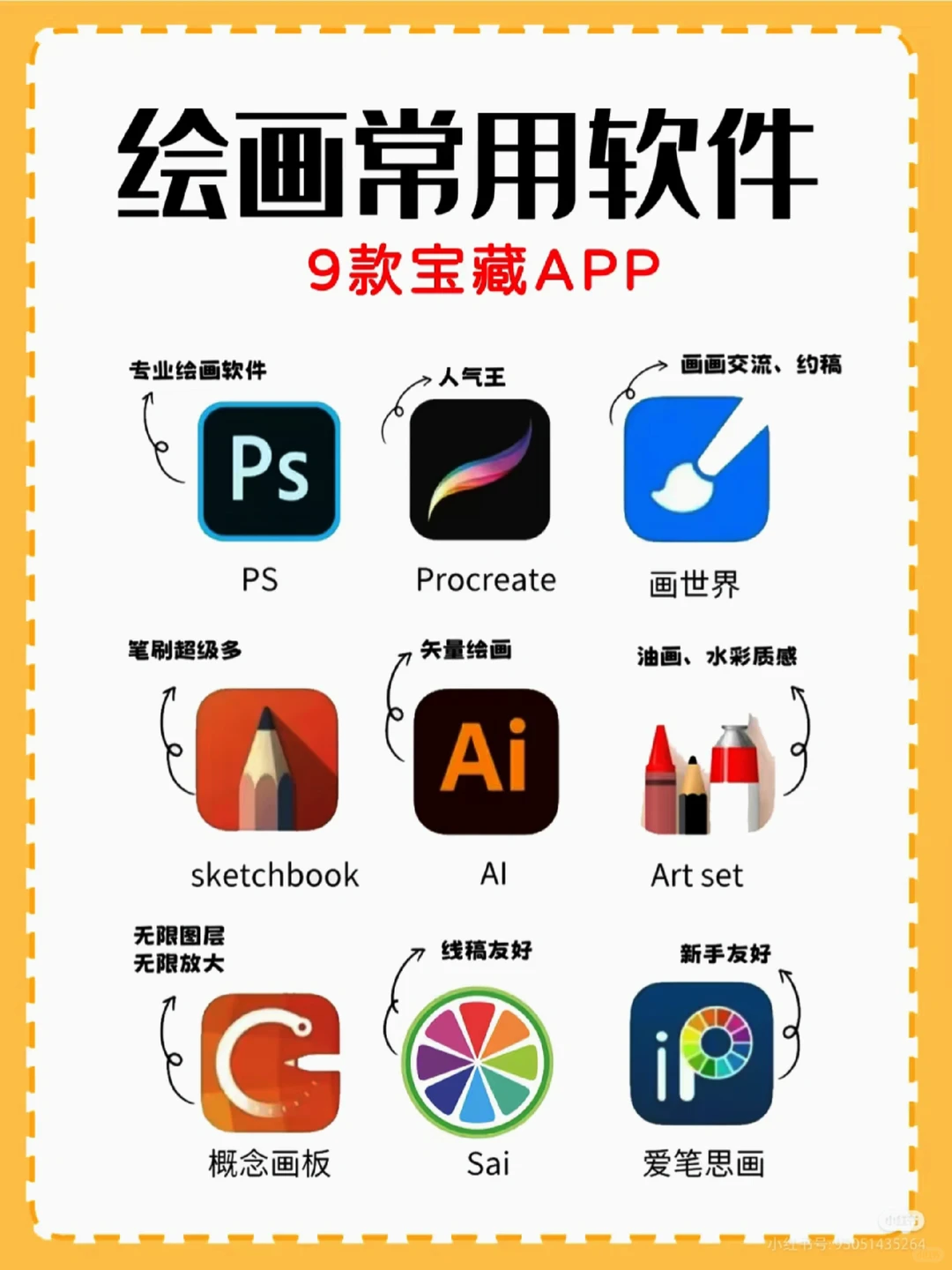 画画的九款软件那个最好用（上）