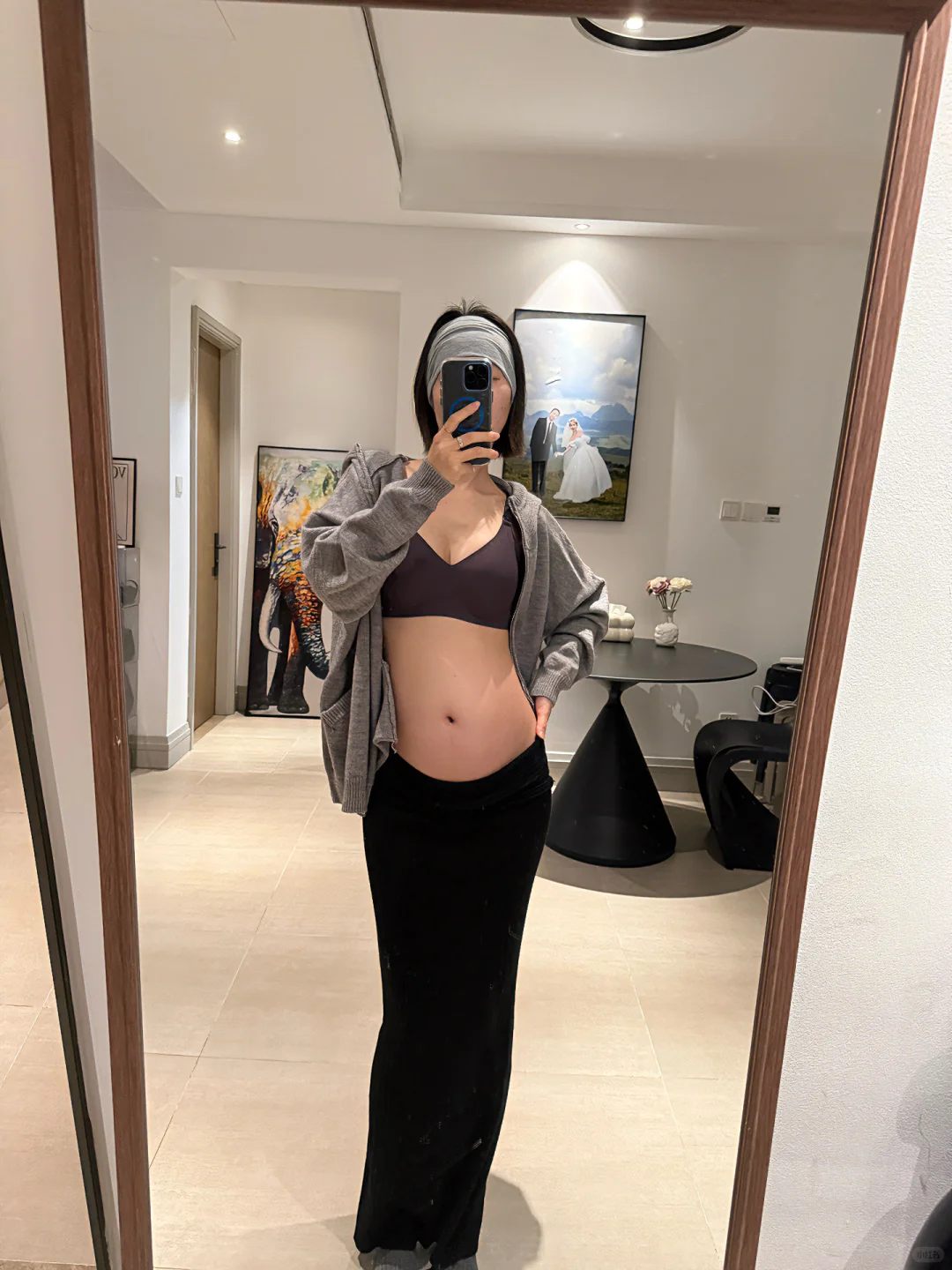 怀孕刚过一半，🐻已经从A涨到D了…谁懂啊！！