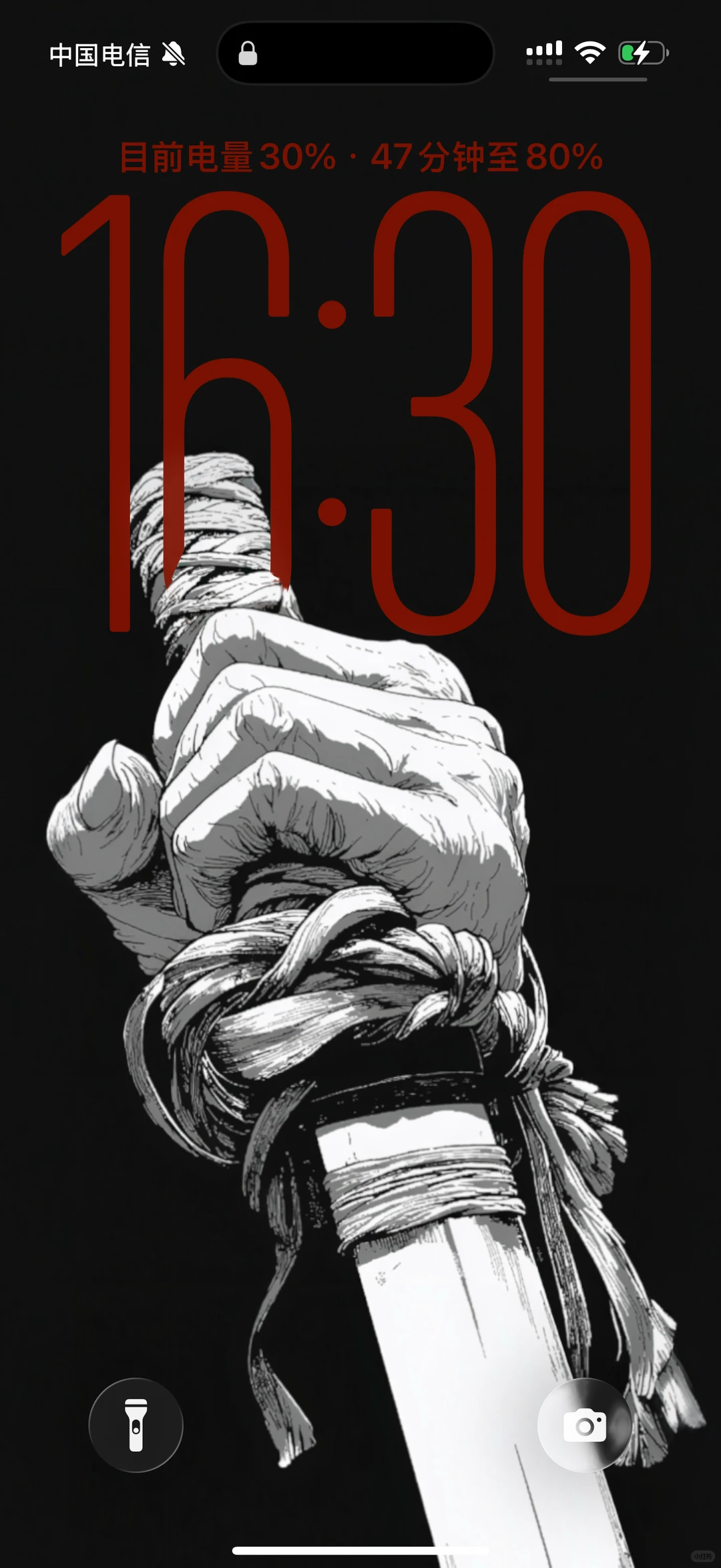 Ios26 壁纸，好喜欢这种暗黑壁纸！