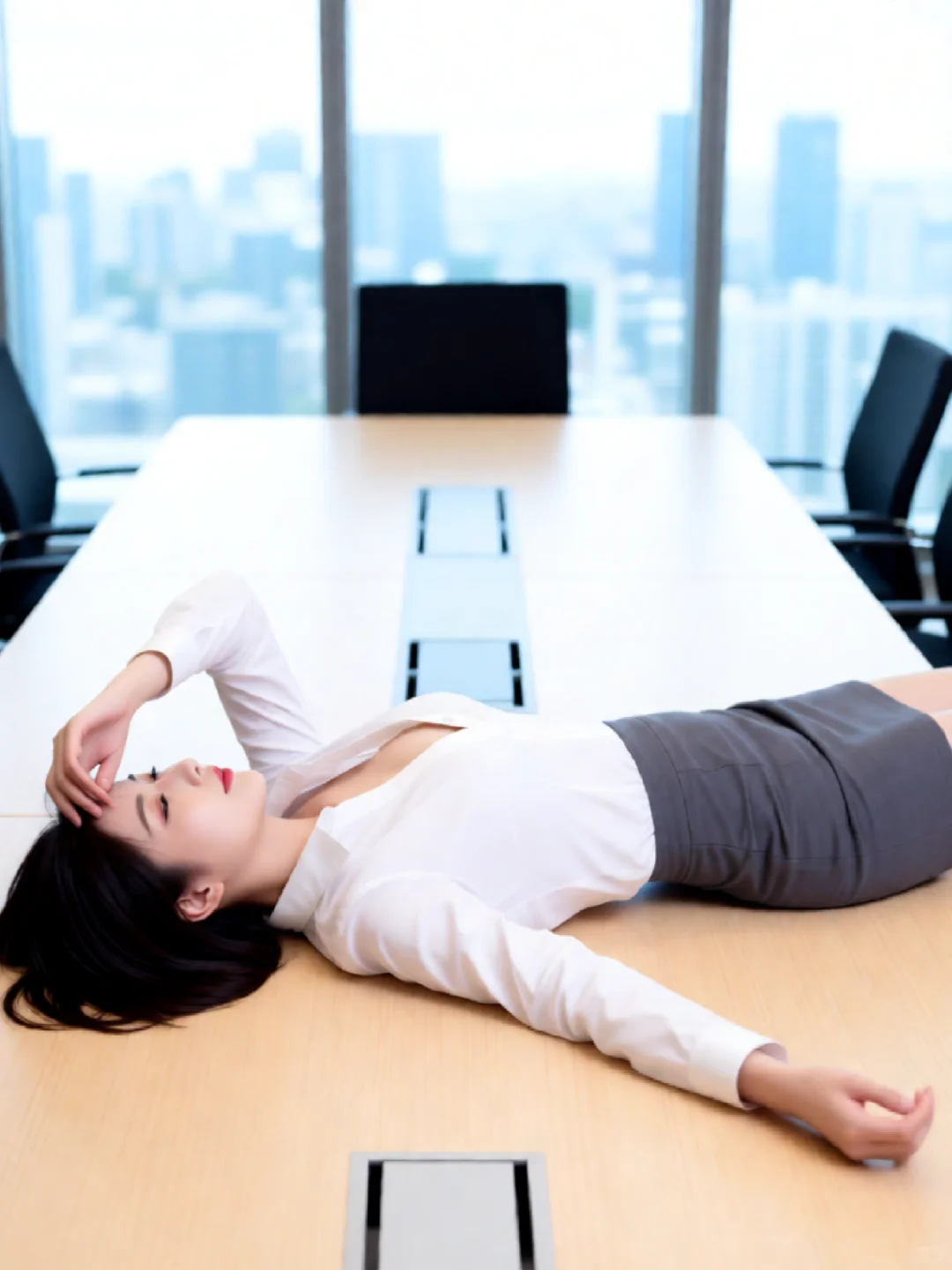 AI 白领 职场女性 气质女神 职场高质量女性 美女漂亮姐姐 尤物 职业装女