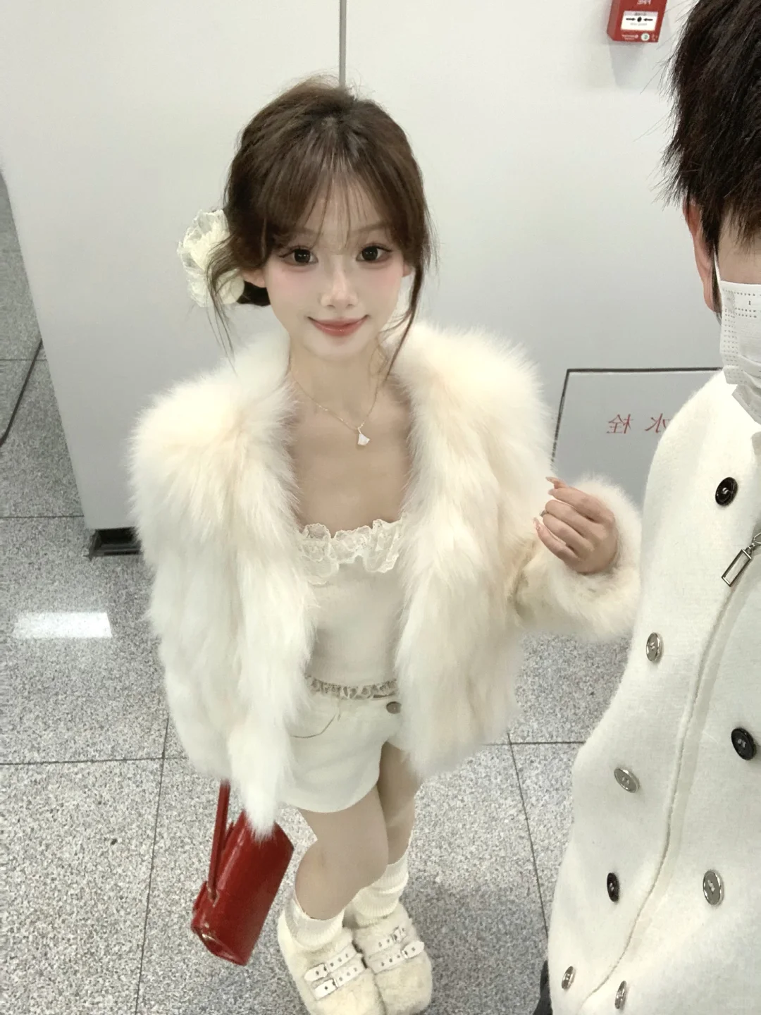 哇！！我女朋友今天真的好漂亮啊！！！