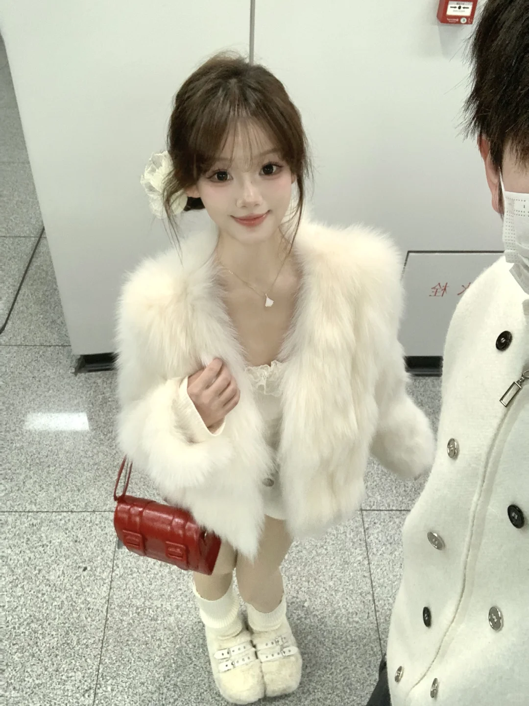 哇！！我女朋友今天真的好漂亮啊！！！