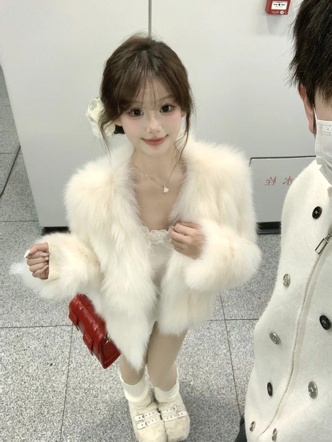 哇！！我女朋友今天真的好漂亮啊！！！