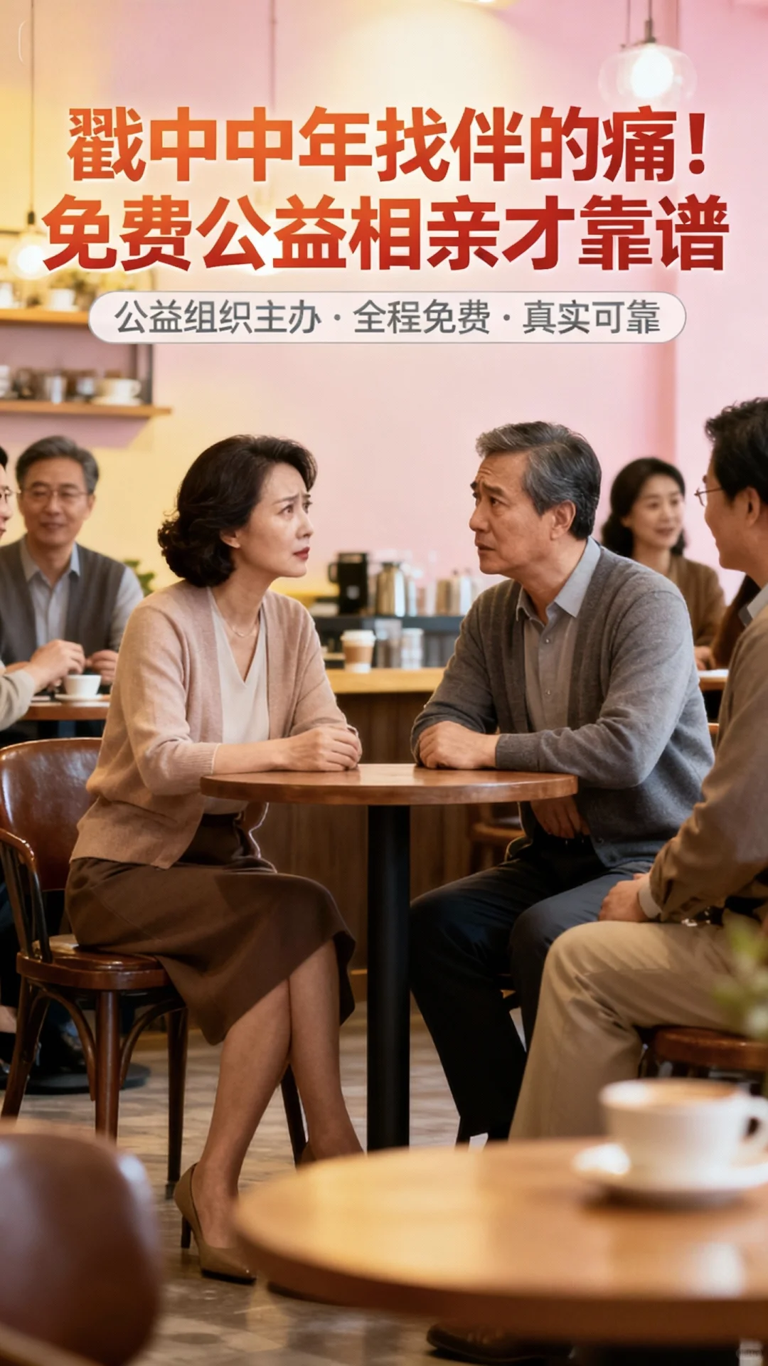 戳中中年找伴的痛！免费公益相亲才靠谱