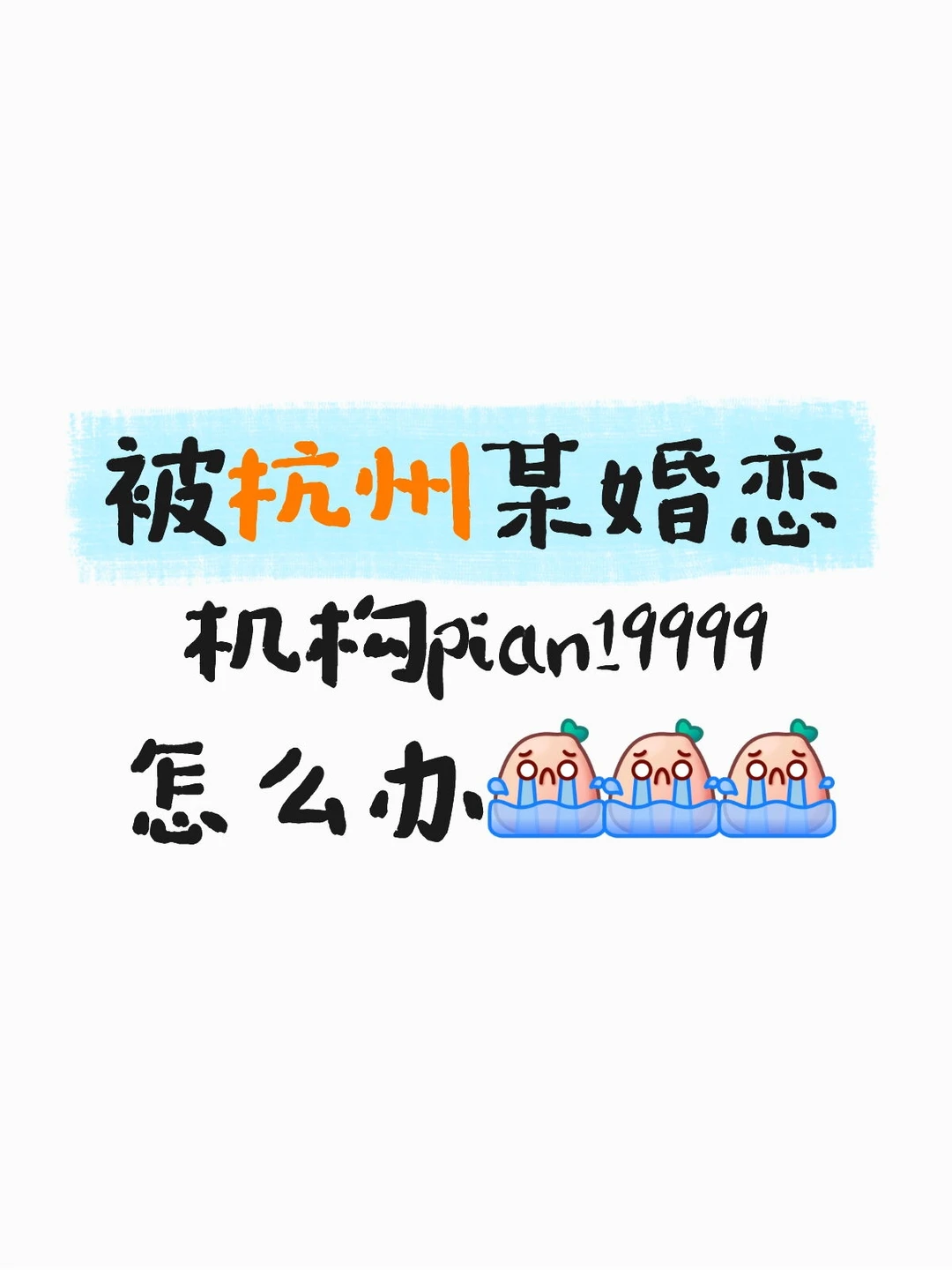 被杭州某婚恋机构pian19999怎么办[