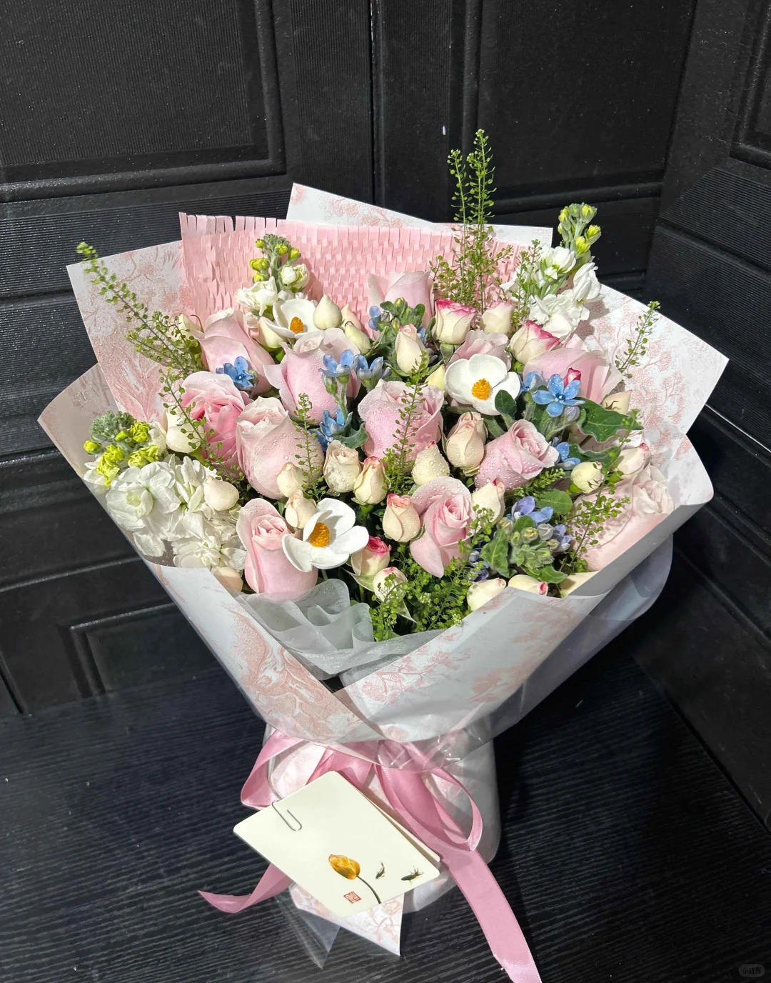 女朋友送的花 无语死了