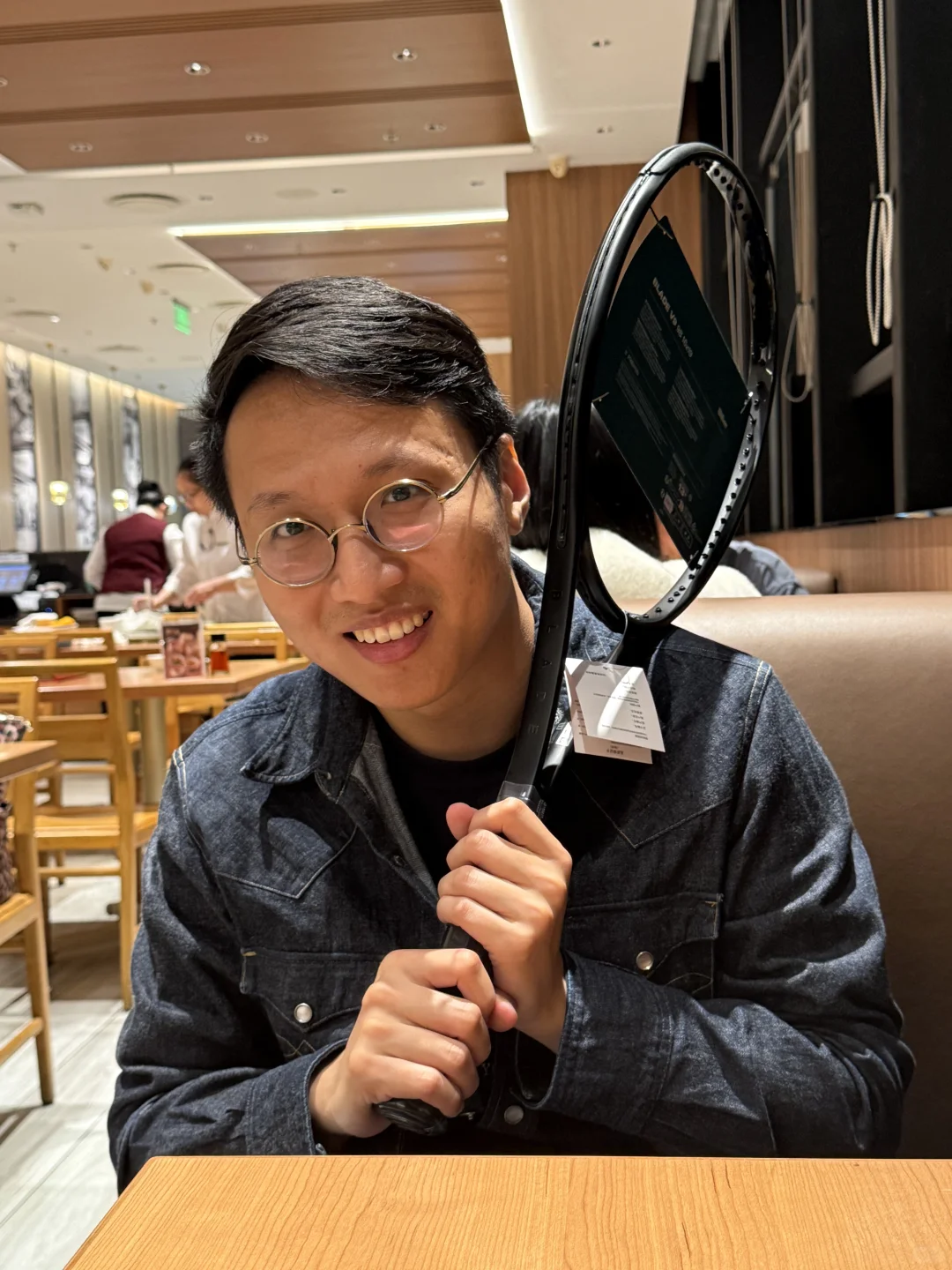 女朋友送的Wilson blade v9 98 黑色