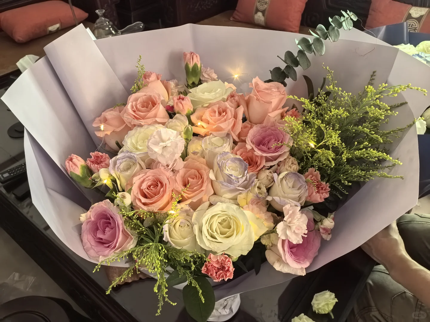 男朋友送的花哈哈哈哈1