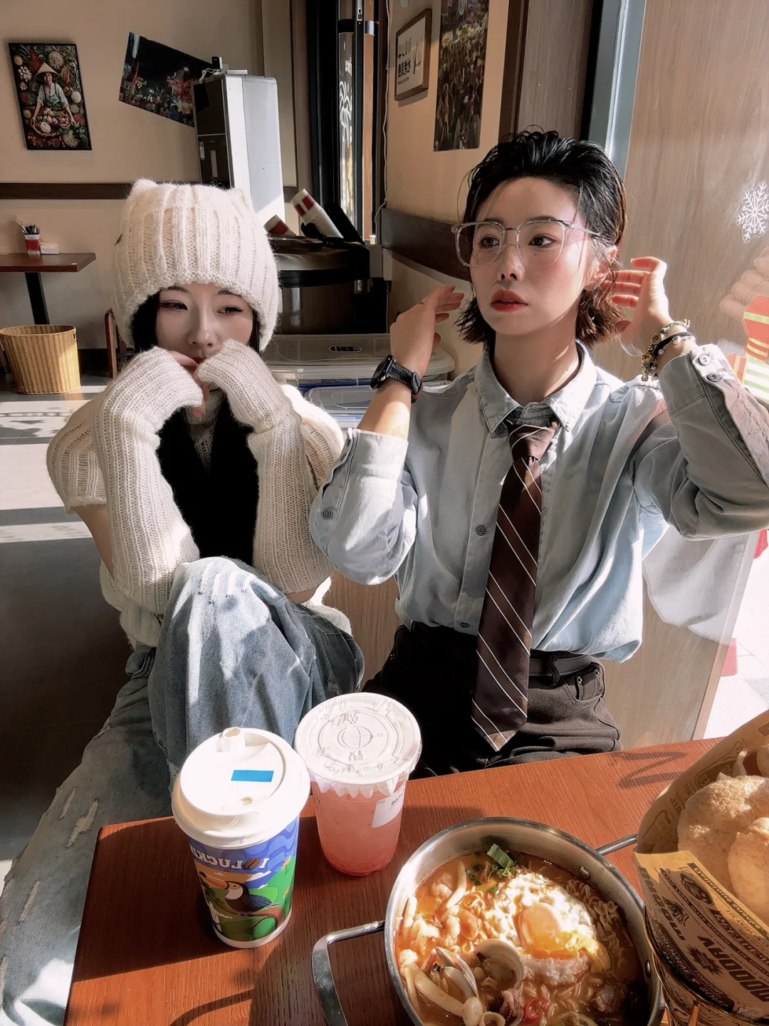 男朋友不在家，带女朋友出门吃个漂亮饭🥘