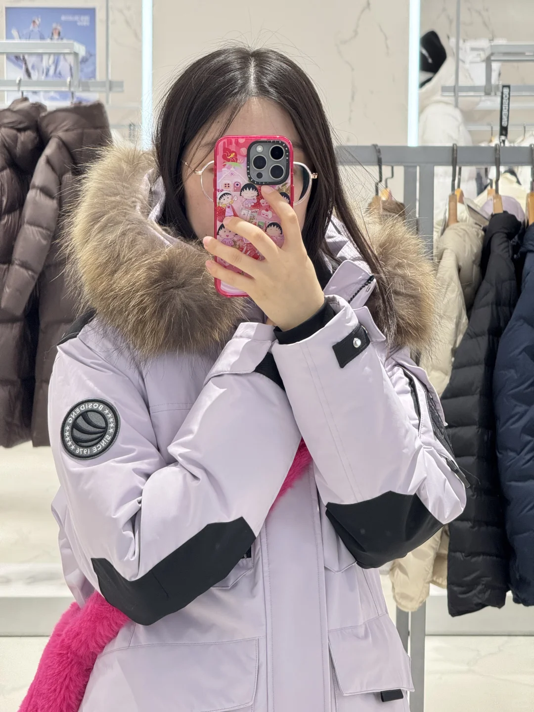 男朋友给的波司登和金耳钉