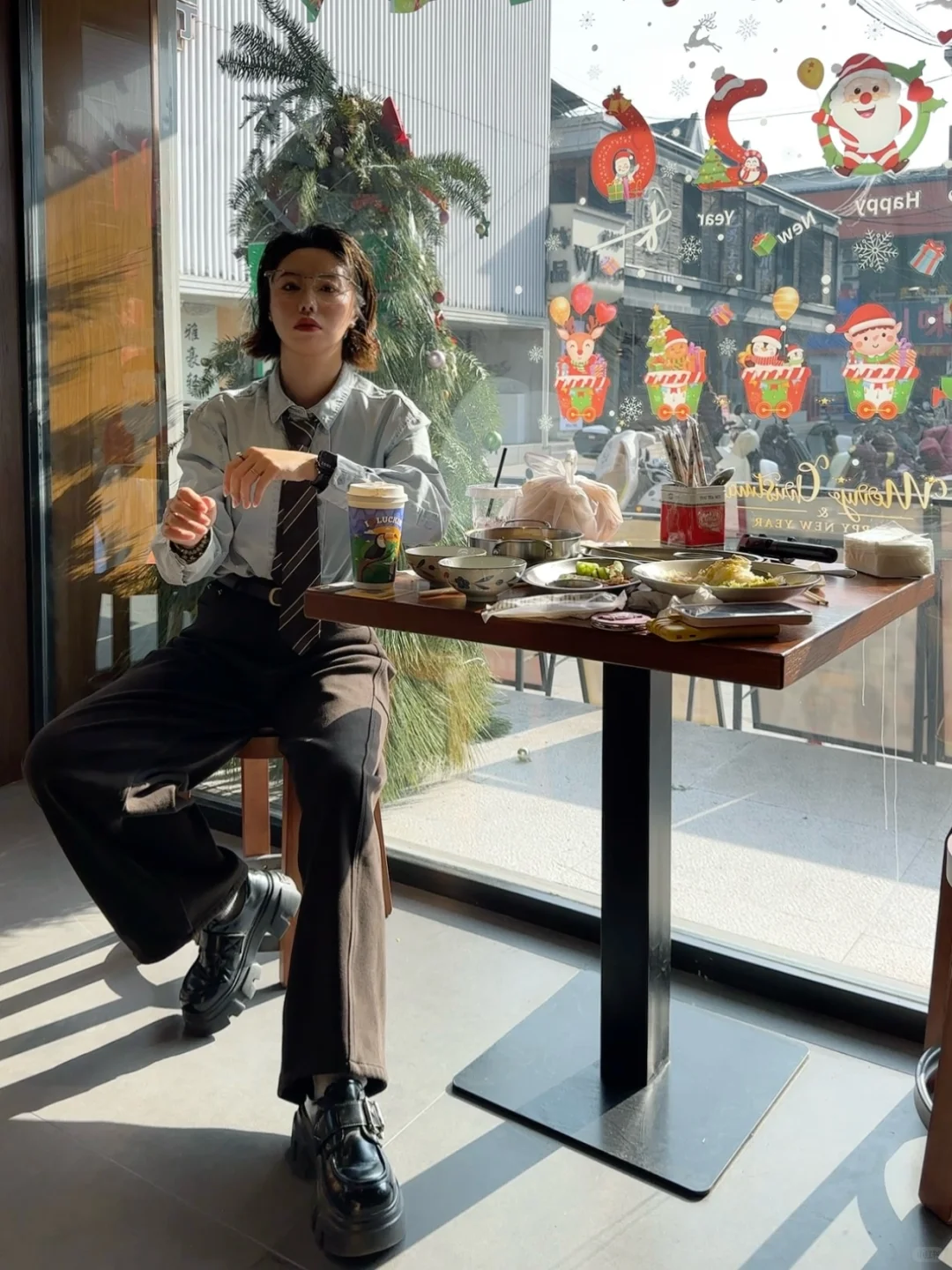 男朋友不在家，带女朋友出门吃个漂亮饭🥘