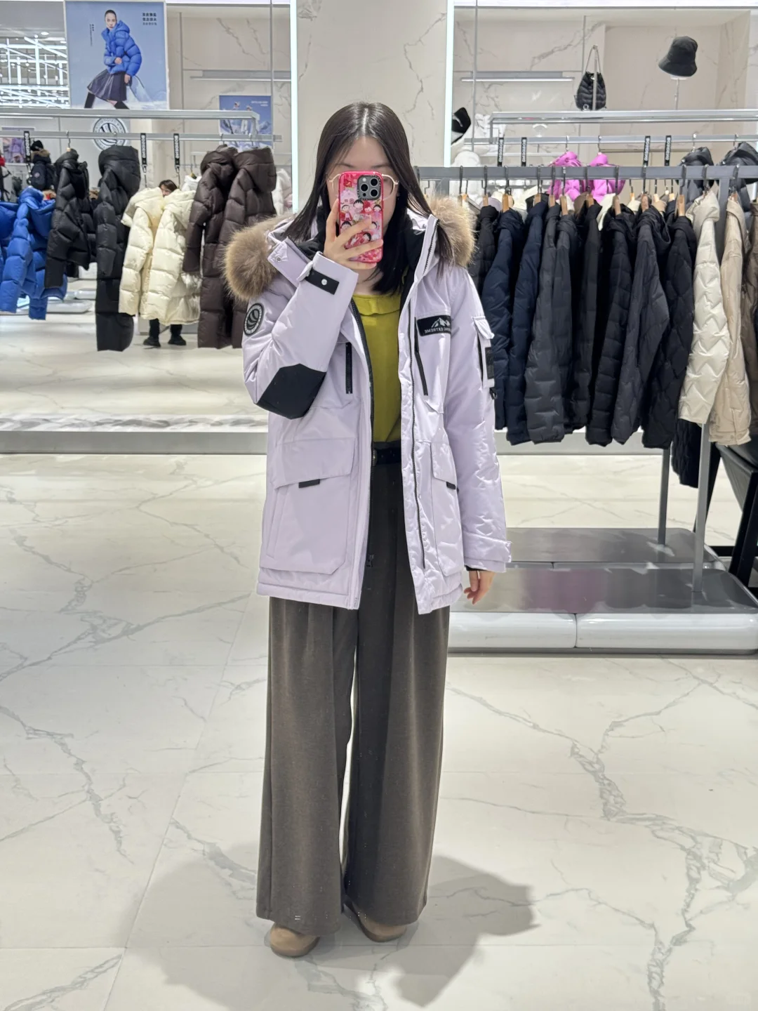 男朋友给的波司登和金耳钉