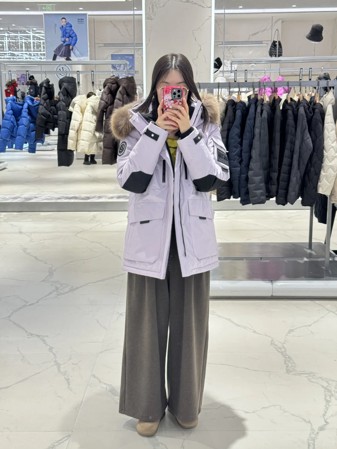 男朋友给的波司登和金耳钉