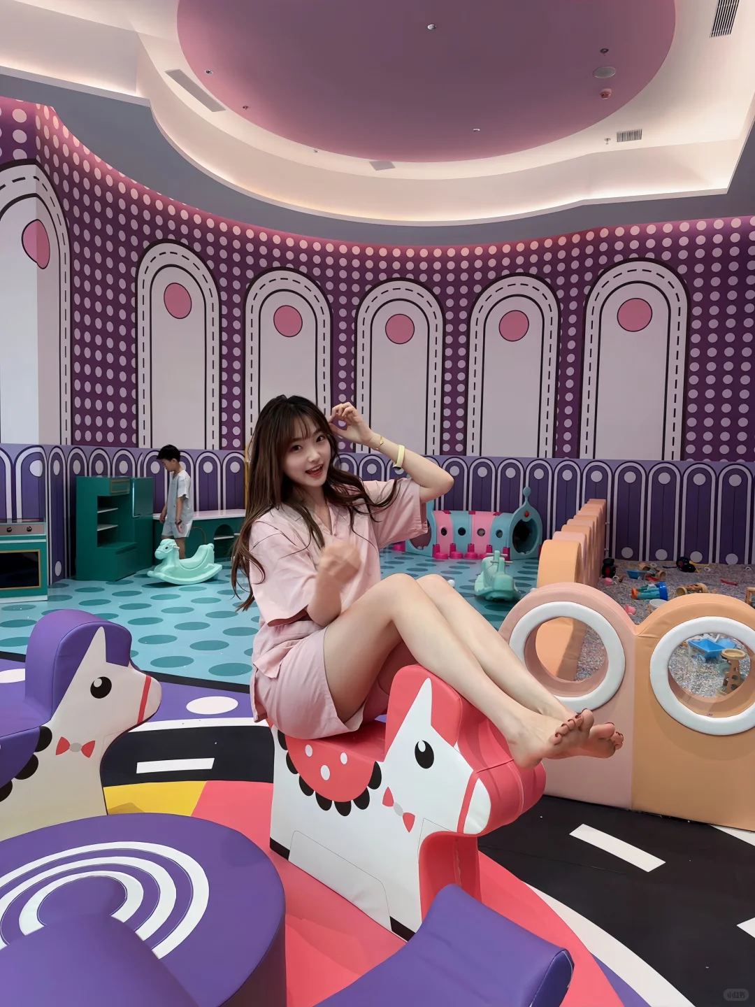 和女朋友在洗浴呆了一整天也不想回家～