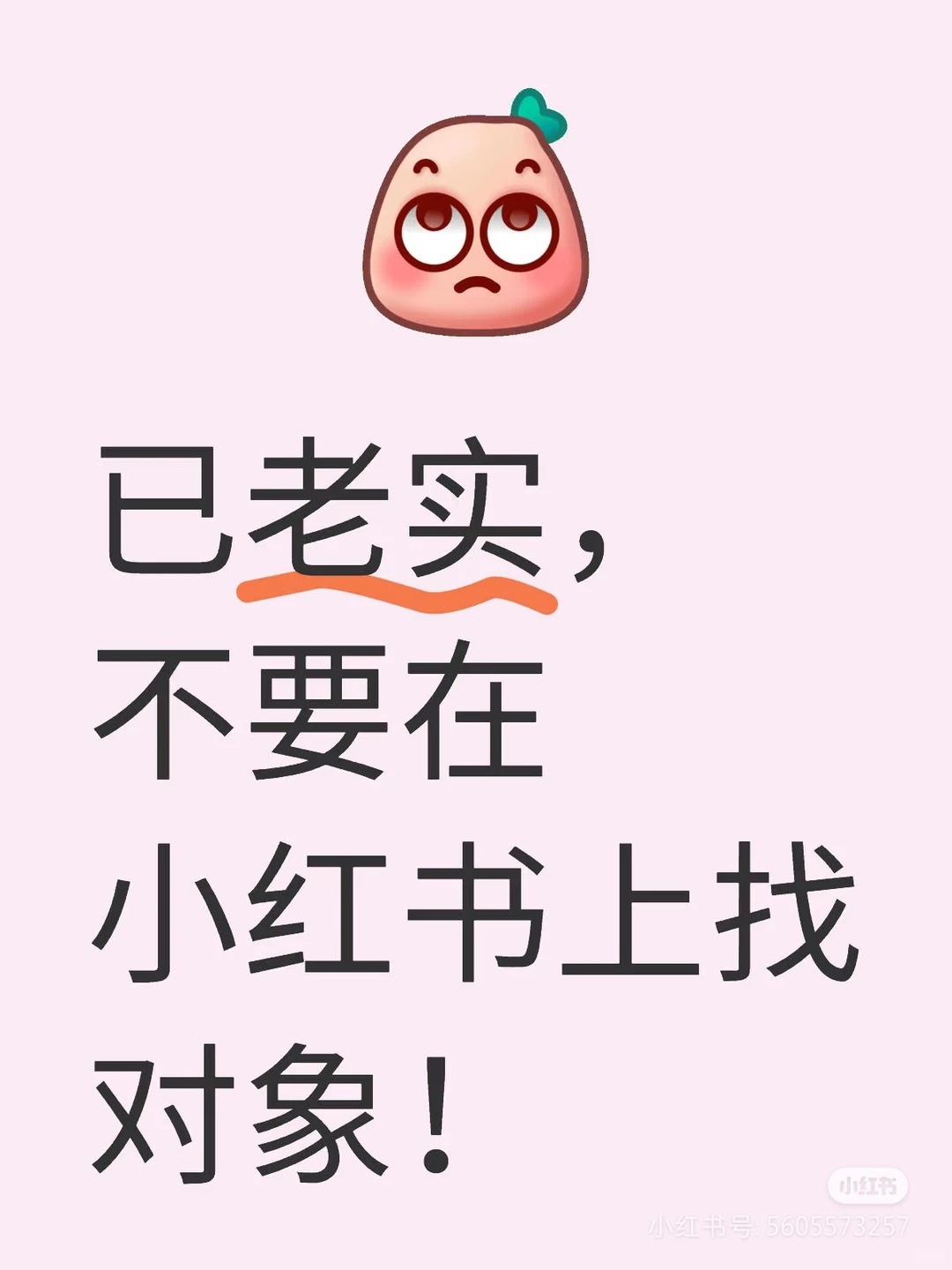 已老实，不要在小红书上找对象！