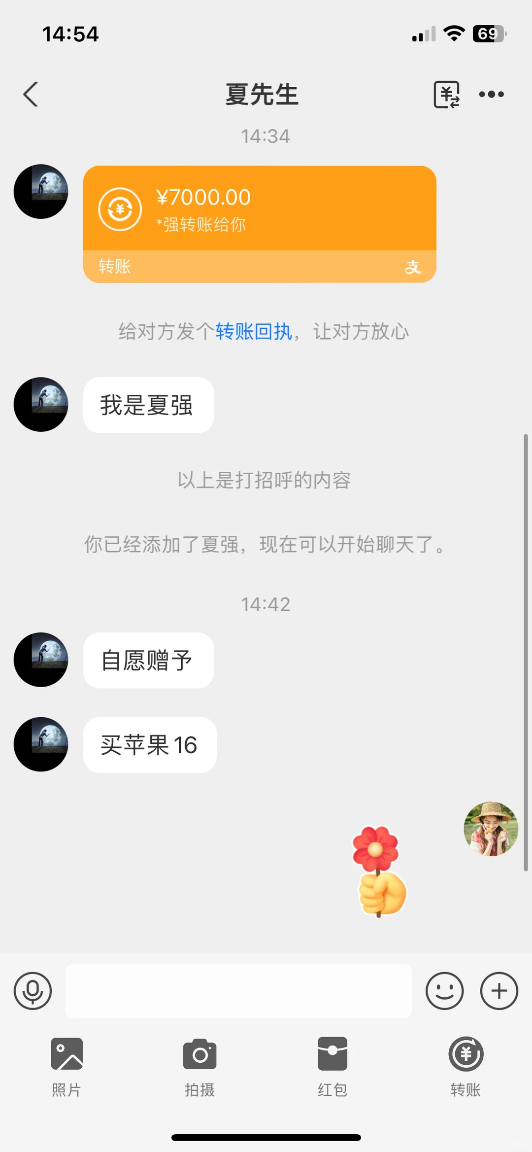 谈到了很好的人