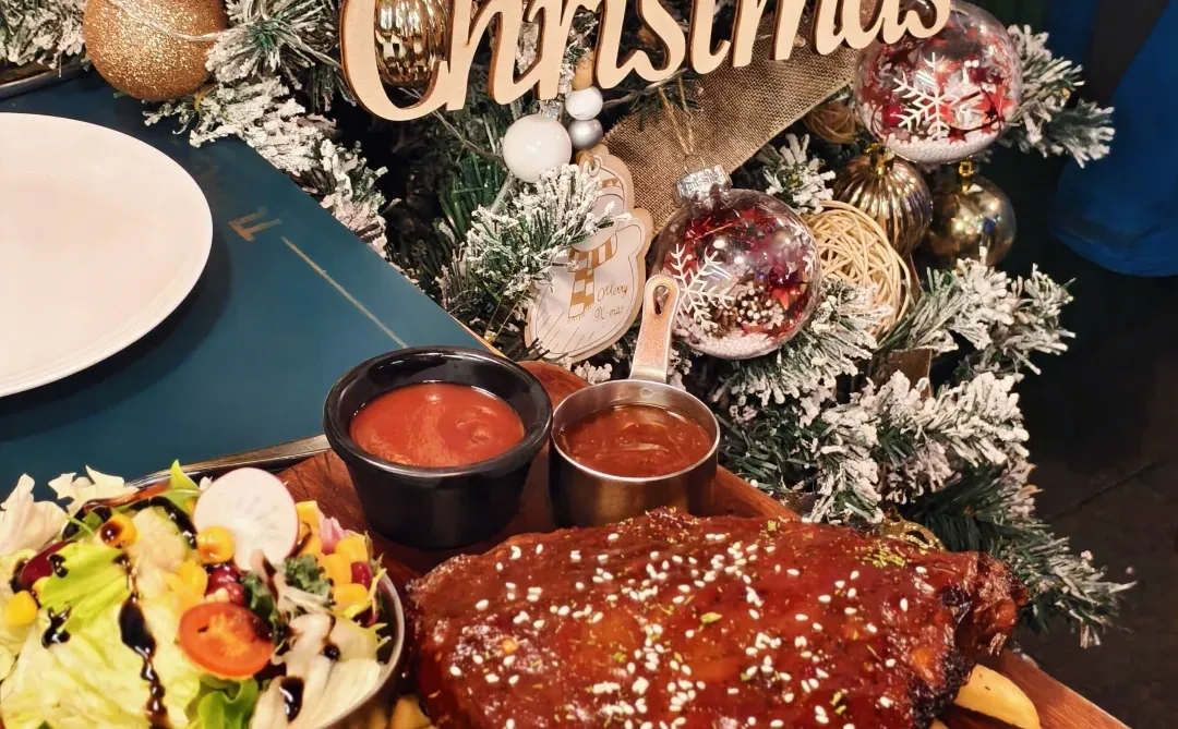 女朋友带我吃的漂亮饭