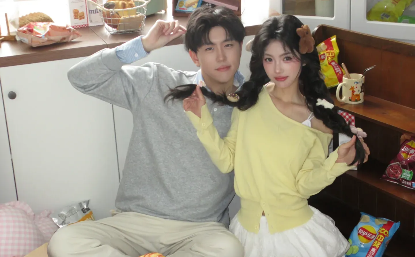 𝑺𝑨𝑵𝒀𝑼｜韩系情侣甜度超标啦💕