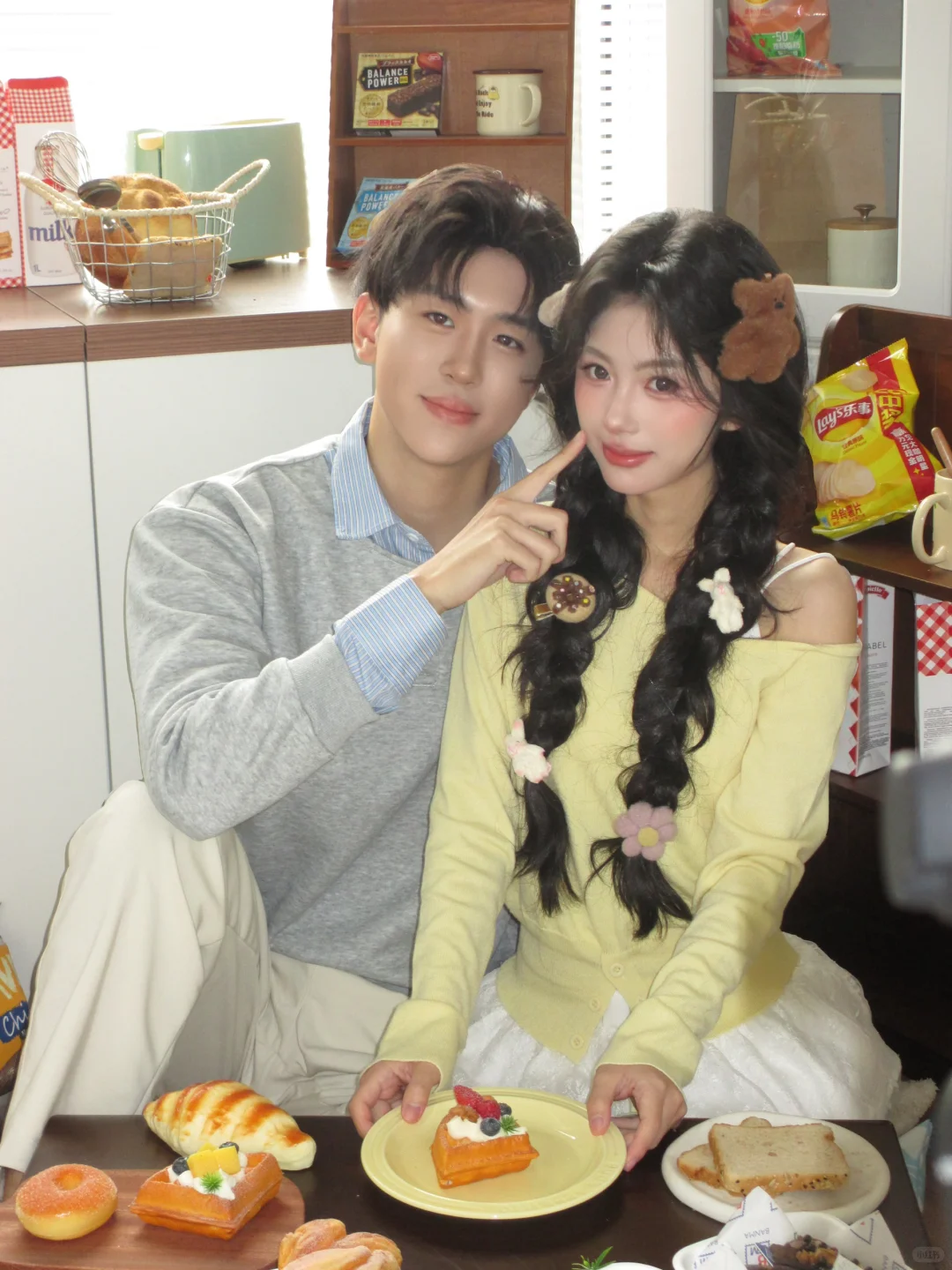 𝑺𝑨𝑵𝒀𝑼｜韩系情侣甜度超标啦💕