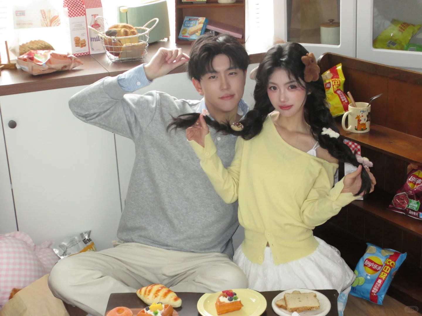 𝑺𝑨𝑵𝒀𝑼｜韩系情侣甜度超标啦💕