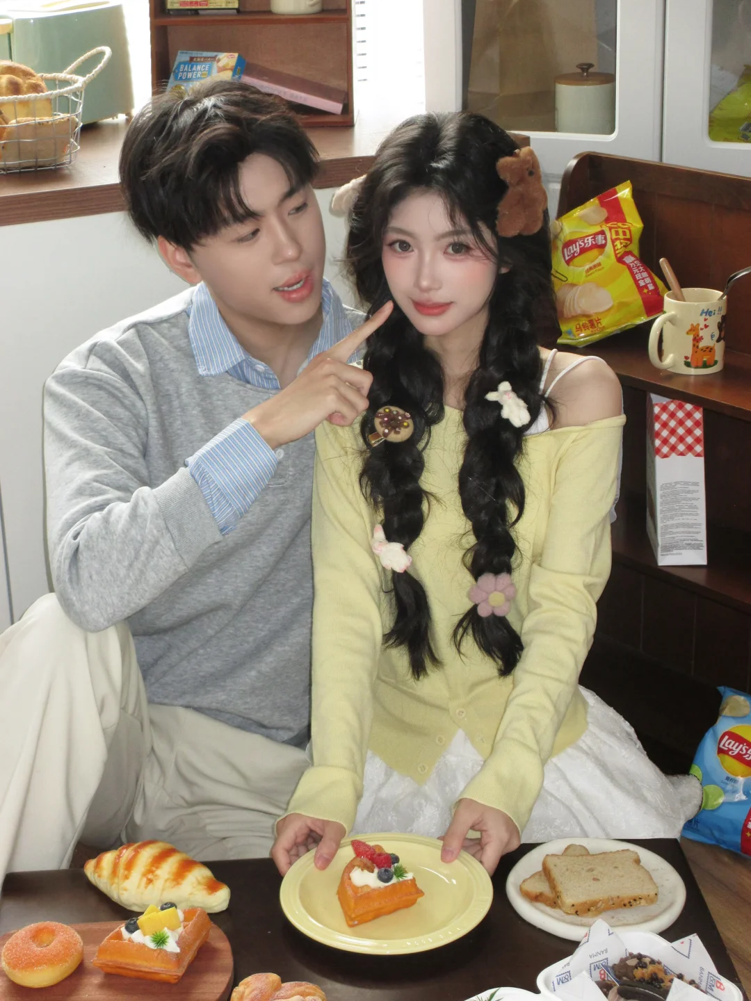 𝑺𝑨𝑵𝒀𝑼｜韩系情侣甜度超标啦💕