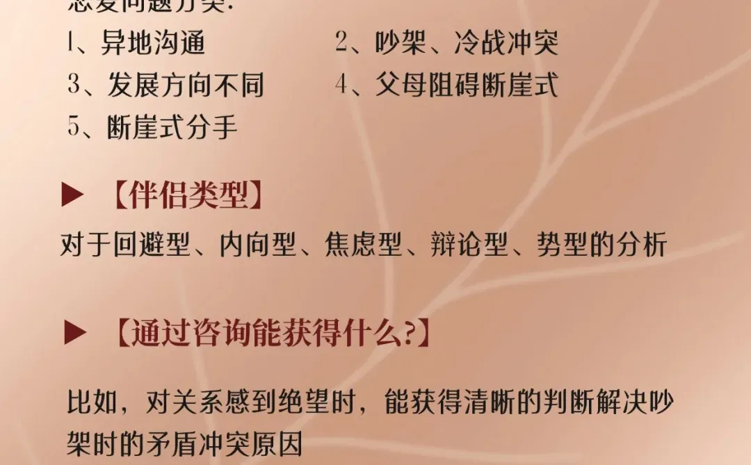 一对一婚姻咨询，快速有效