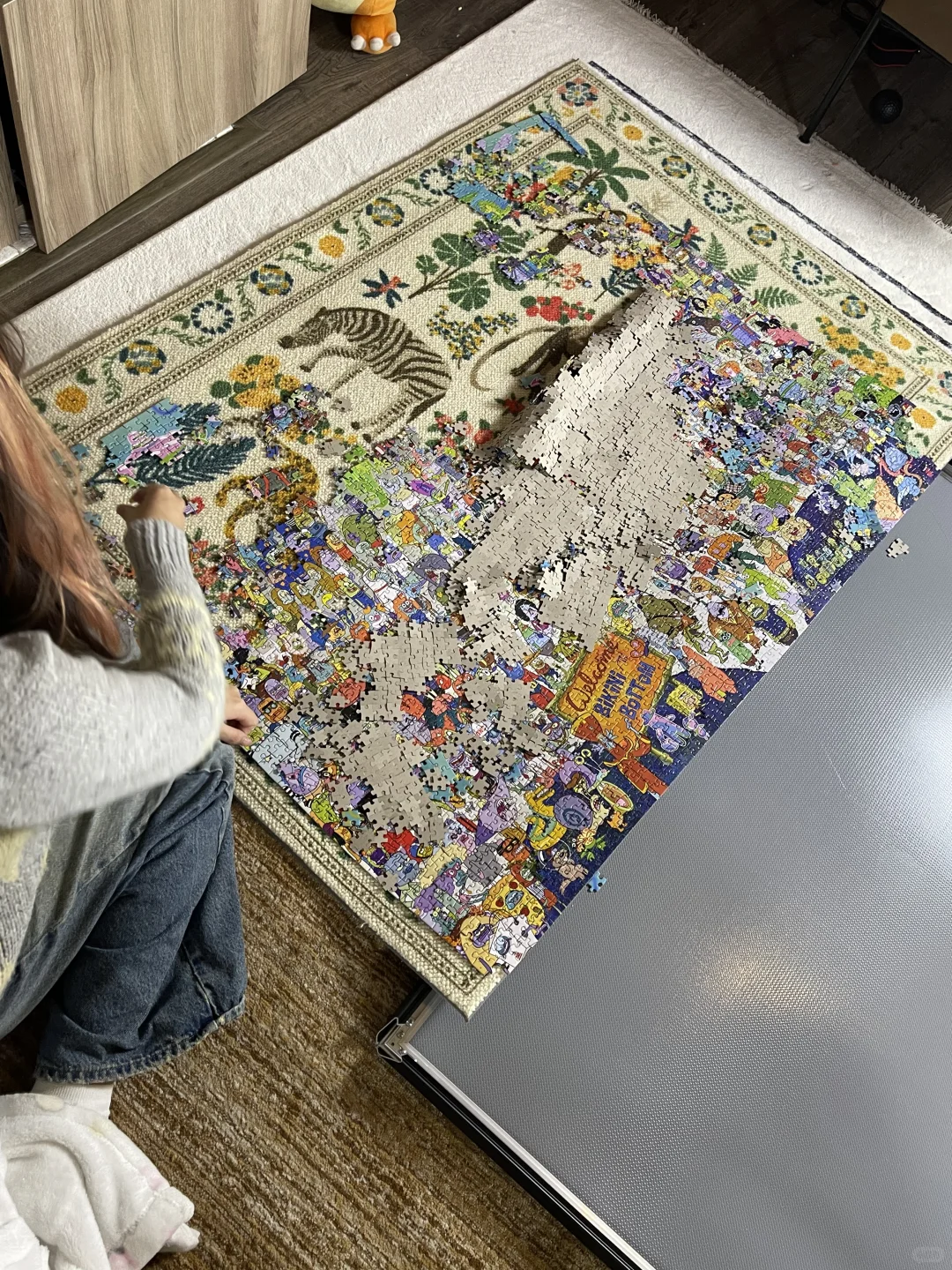 天塌了 整整拼了一个月