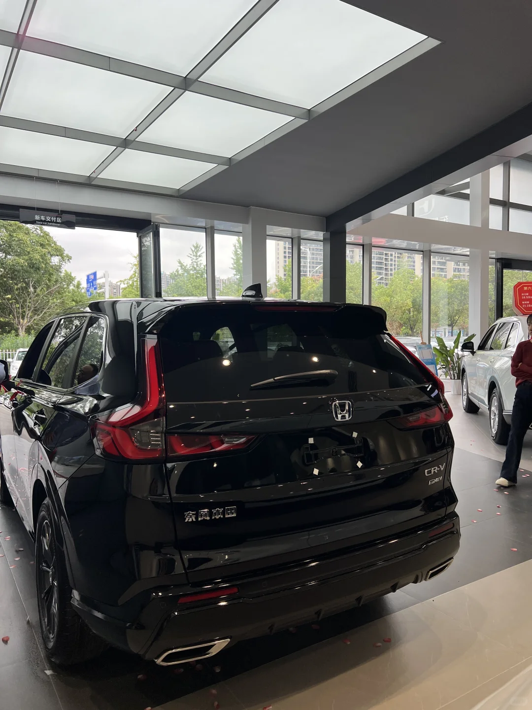 🚗💖「和老公一起提了混动CRV！省油又能装，家