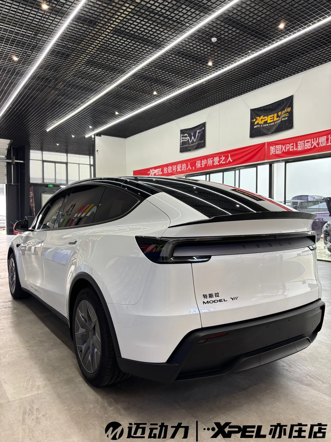 特斯拉Model YL贴XPEL，家用性能车质感拉满