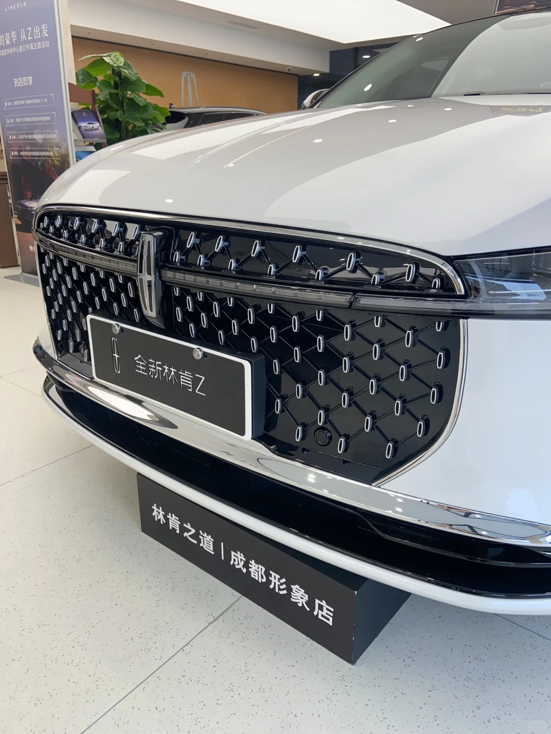 今天的林肯Z是白色的🤗