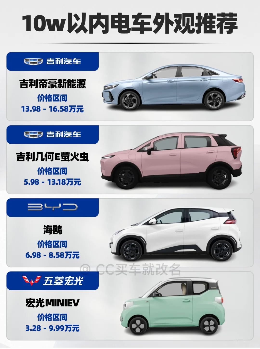 10万左右什么车不像网约车？