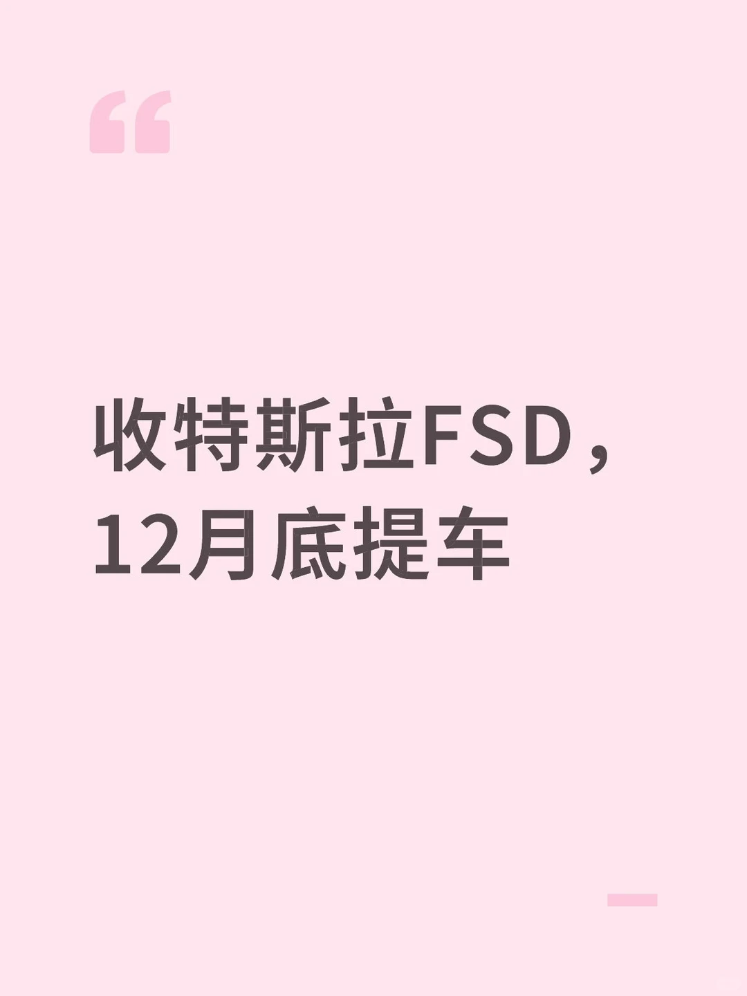 收特斯拉FSD